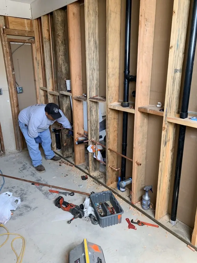 Commercial rough-in plumbing for Gas Line Repair in Wickford